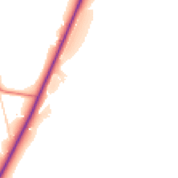 Daytime road noise heatmap for CW8 2ES