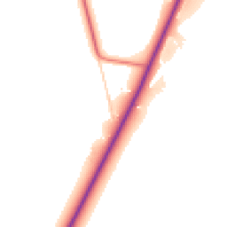 Daytime road noise heatmap for CW8 2ET