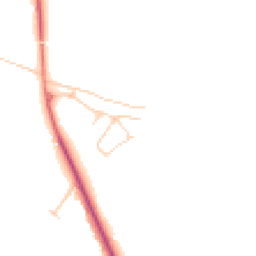 Daytime road noise heatmap for CW8 2FW