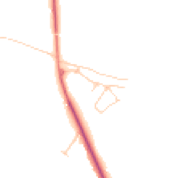 Daytime road noise heatmap for CW8 2FY