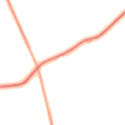 Night-time road noise heatmap for CW8 2FZ