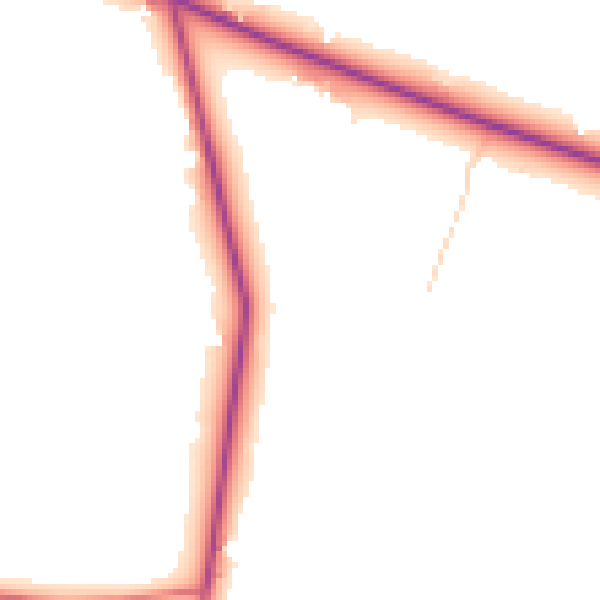 Daytime road noise heatmap for CW8 2HP