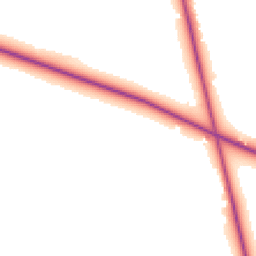 Daytime road noise heatmap for CW8 2HR