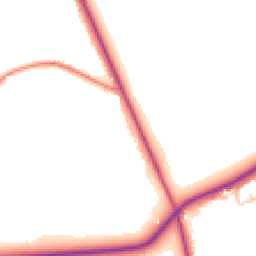 Daytime road noise heatmap for CW8 2HU