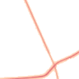 Night-time road noise heatmap for CW8 2HU