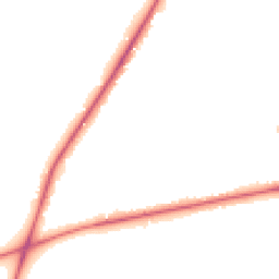 Night-time road noise heatmap for CW8 2PF