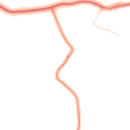 Daytime road noise heatmap for CW8 2RG