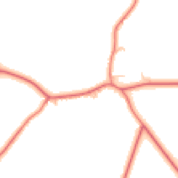 Daytime road noise heatmap for CW8 2RW