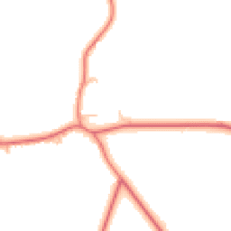 Daytime road noise heatmap for CW8 2SA