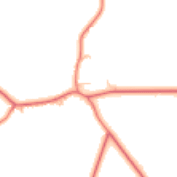 Daytime road noise heatmap for CW8 2SD
