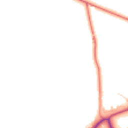 Daytime road noise heatmap for CW8 2SH