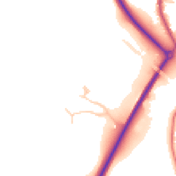 Daytime road noise heatmap for CW8 2SS