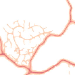 Daytime road noise heatmap for CW8 2UB