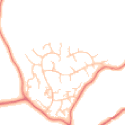 Daytime road noise heatmap for CW8 2XB