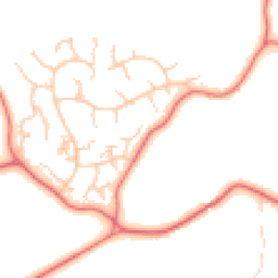 Daytime road noise heatmap for CW8 2XR
