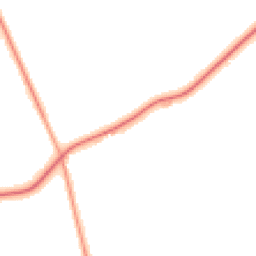 Night-time road noise heatmap for CW8 2ZS