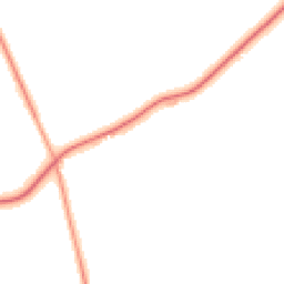 Night-time road noise heatmap for CW8 2ZT