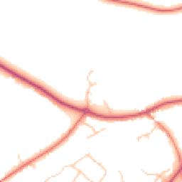 Daytime road noise heatmap for CW8 3AR