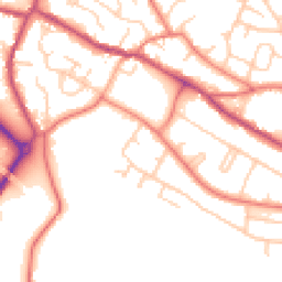 Daytime road noise heatmap for CW8 3DL