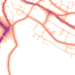 Daytime road noise heatmap for CW8 3DR