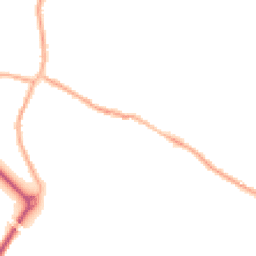 Night-time road noise heatmap for CW8 3EZ