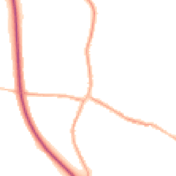 Night-time road noise heatmap for CW8 3HG
