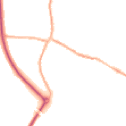 Night-time road noise heatmap for CW8 3HW