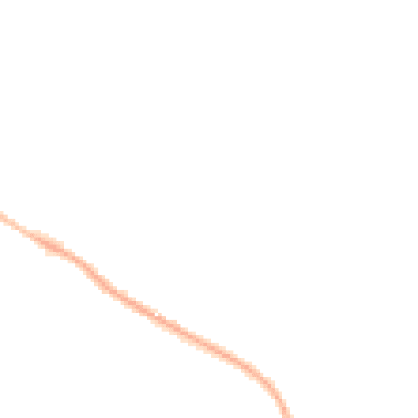 Night-time road noise heatmap for CW8 3LW
