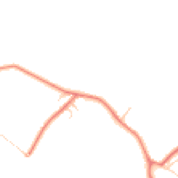 Daytime road noise heatmap for CW8 3QU