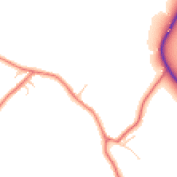 Daytime road noise heatmap for CW8 3QZ