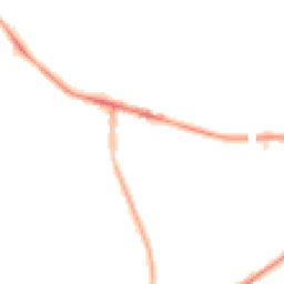 Night-time road noise heatmap for CW8 4DD