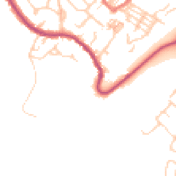 Daytime road noise heatmap for CW8 4EN