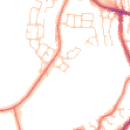 Daytime road noise heatmap for CW8 4GH