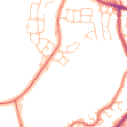 Daytime road noise heatmap for CW8 4GL