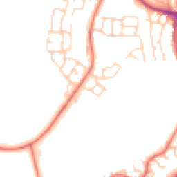 Daytime road noise heatmap for CW8 4GN