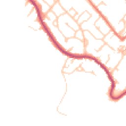 Daytime road noise heatmap for CW8 4HE