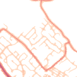Daytime road noise heatmap for CW8 4NE