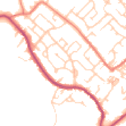 Daytime road noise heatmap for CW8 4PG