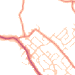Daytime road noise heatmap for CW8 4PX