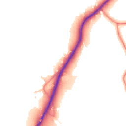 Daytime road noise heatmap for CW8 4QU