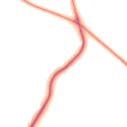Night-time road noise heatmap for CW8 4QZ