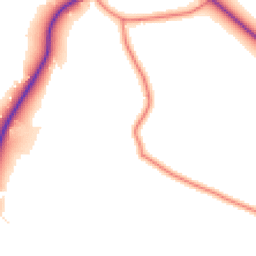 Daytime road noise heatmap for CW8 4RB
