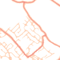 Daytime road noise heatmap for CW8 4SJ