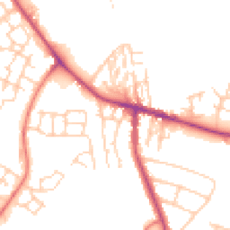 Daytime road noise heatmap for CW8 4XQ