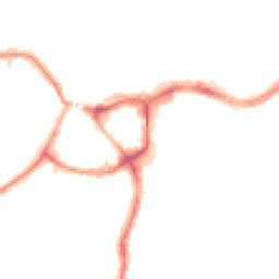Night-time road noise heatmap for CW9 5FW
