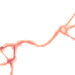 Night-time road noise heatmap for CW9 5GD