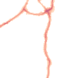 Night-time road noise heatmap for CW9 5HL