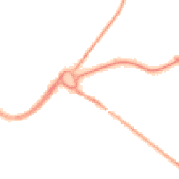 Night-time road noise heatmap for CW9 5LX