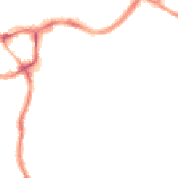 Night-time road noise heatmap for CW9 5QA