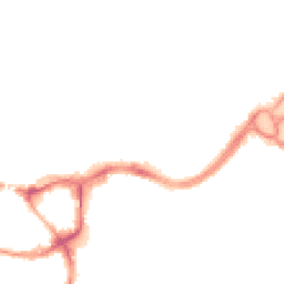 Night-time road noise heatmap for CW9 5RF